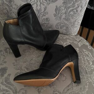Franco Sarto Black Heeled Boots